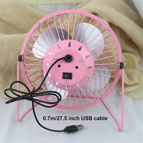 Usb Ventilador De Escritorio 6 Pulgada Metálico 1pcs