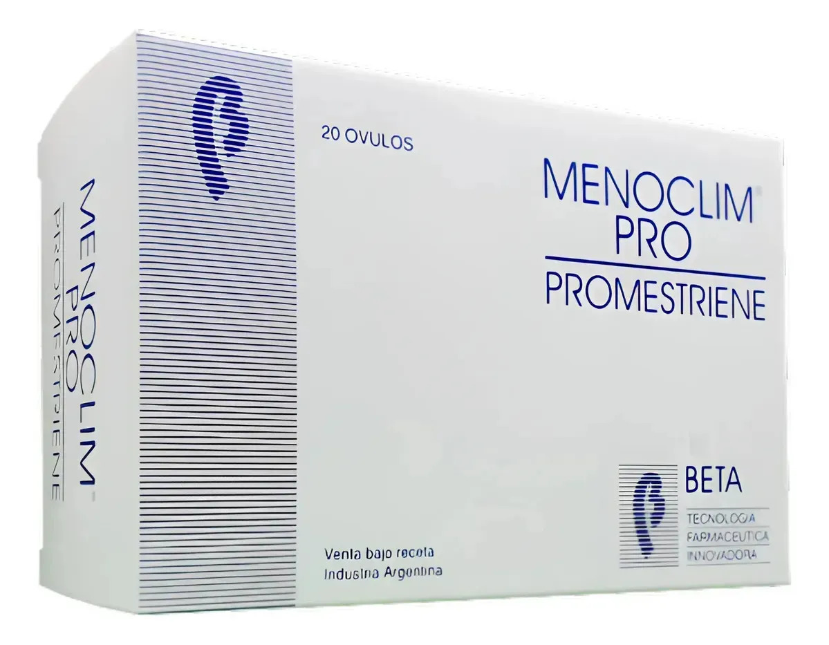 Menoclim Pro 10 Mg Óvulo, 20 Óvulos
