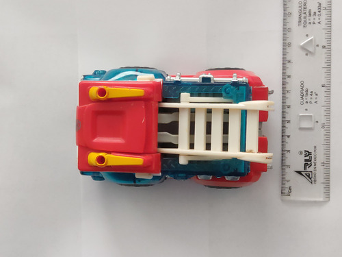 Transformers Playskool Heroes Rescue Bots Energize Heatwave Energize Heatwave Fire-bot Rojo (Usado)