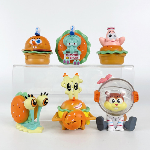 6 Modelos De Juguetes Con Forma De Figura De Dibujos Animado
