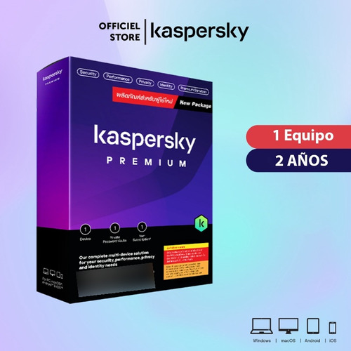 Antivirus Kaspersky Premium | 1 Pc | 2 Años