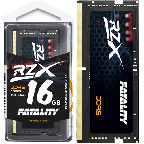 Memória Ram Notebook RZX Gamer Fatality 16gb Ddr5 5600mhz Cl46 1.1v Pc5-44800 Sodimm