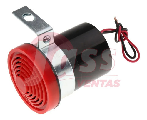 Imagen 2 de 7 de Sirena Retroceso Bocina Marcha Atras Alarma 12 24v Camioneta