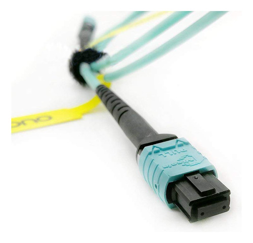 Karono Cable De Fibra Mpo 12 De 50 Pies/15m, Hembra/hembra, 