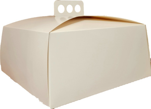 Caja Para Tortas 29x29x13 - Blanca X 50u