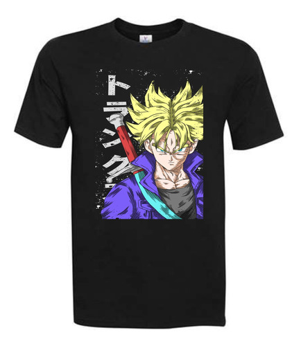 Polera Dragon Ball - Trunks 100 Dtf