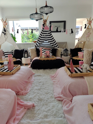 Imagen 2 de 5 de Alquiler De Carpa Tipi - Pijamada- Spa De Nenas- Cumpleaños