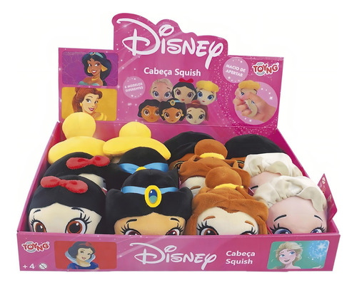 Pelucia Princesa Mirabel Disney Cabeça Squish Toyng