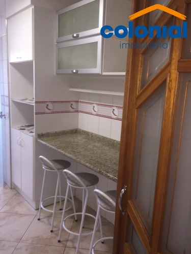 Imagem 2 de 13 de Apartamento Mobiliado 2 Quartos Com Suíte No Condominio Progresso Vila Agricola, Jundiai - Ap01540 - 70336947