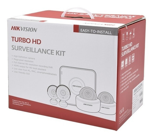 Sistema Completo De Cctv 1080p Hikvision Hik1080kit8