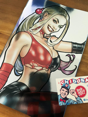 Comic - Harley Quinn #28 Megacon 2023 Foil Villalobos Sexy