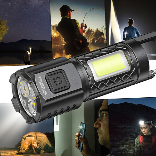 Linterna Led, Flash Portátil Usb, Luces De Trabajo Para Acam
