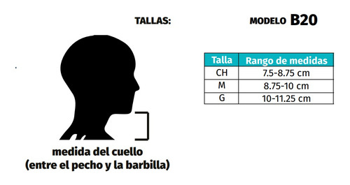 Collarín Cervical Thomas Con Soporte Barbilla B20 Tynor