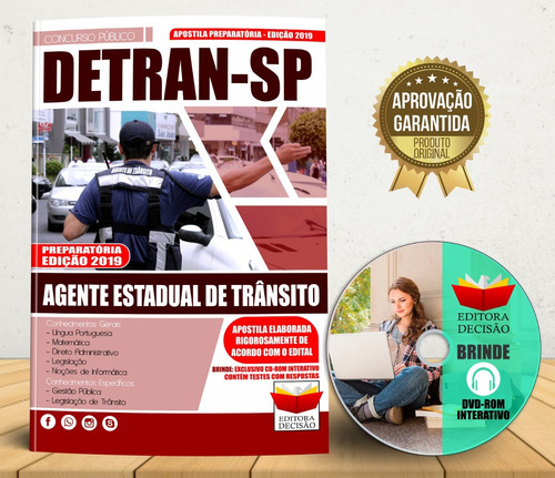 Apostila Detran-sp 2019 Agente Estadual De Trânsito
