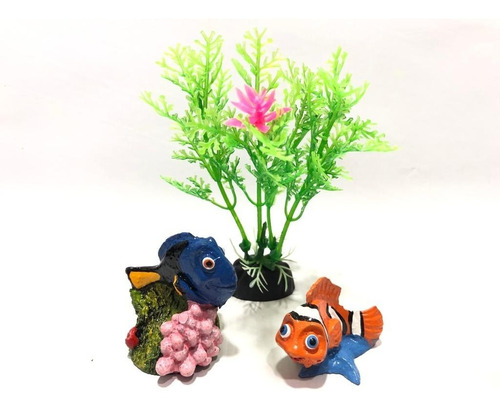 Enfeite Aquário Nemo E Dory - Procurando Nemo