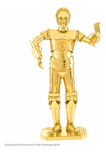Mms270 C-3po Star Wars Rompecabezas Metálico 3d Fascinations