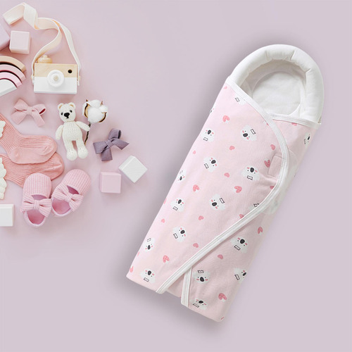 Manta Envolvente Para Bebé Con Gorro, Manta Para Rosa