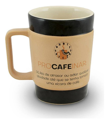 Caneca Coffee To Go-300 Ml-pardo Fosco ( Procafeinar)