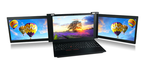 Imagen 5 de 10 de Extensor De Pantalla Externo Con Doble Monitor Portátil De 1