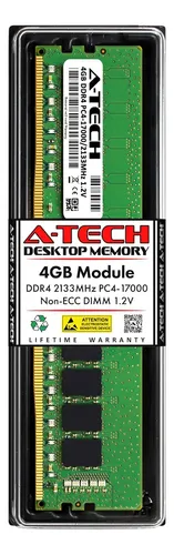 comprar Memoria Pc Escritorio Ram A-tech 4gb Ddr4 2133mhz Cl15 
