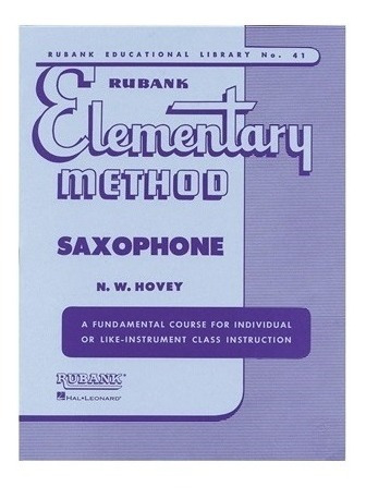 Metodo Rubank Elementary  Method Para Saxofone + Nfe
