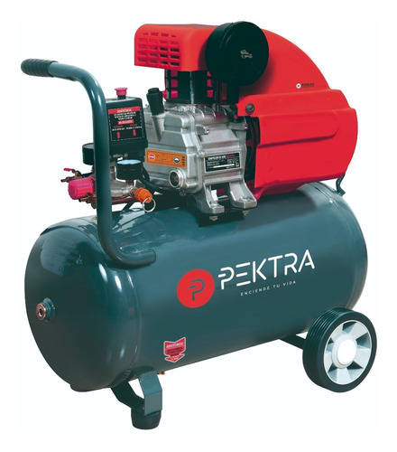 Compresor De Aire Pektra 24lts 2850rpm 220v 2hp 115psi 8bar