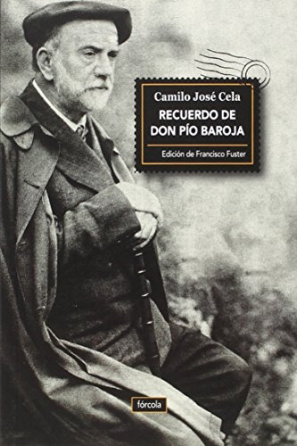 Libro Recuerdo De Don Pío Baroja De Cela Camilo Jose