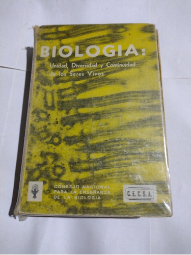 1968 Tapa Dura Biologia Unidad, Diversidad Y Continuidad De 