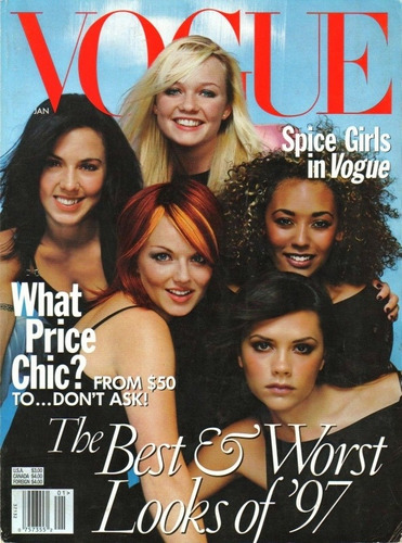 Revista Vogue Usa 1997 Spice Girls.