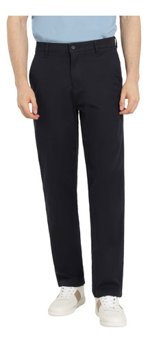 Pantalón Hombre Casual Chino Straight Fit Negro Dockers