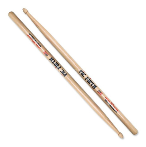 Baqueta Vic Firth 5b Doubleglaze Hickory Wood Tip - Usa