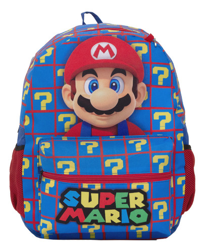 Mochila Iantil Menino Super Mario Juvenil Imediato