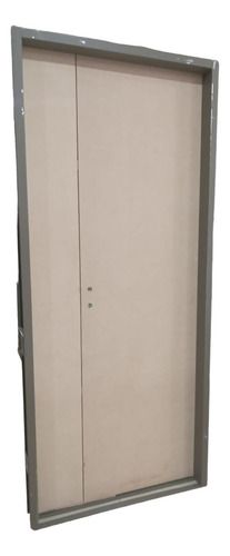 Puerta Placa Mdf 60+20 Tabique 10 Chapa 18