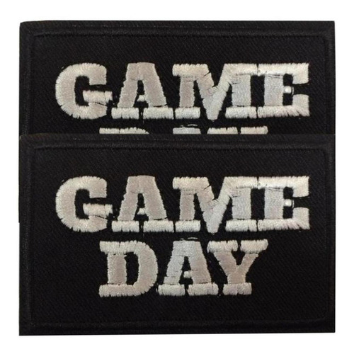 Frases Game Day Parches Resistentes, Mxnst-002, 2 Parches, G