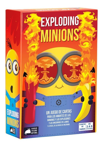 Exploding Minions Juego De Cartas 2 A 5 Jugadores +7 Años