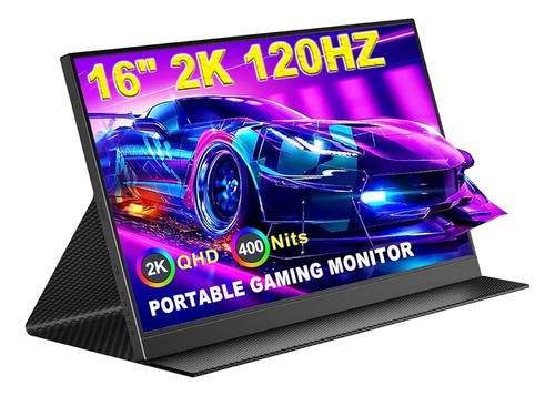 Cnbanan 2k Monitor Portátil Para Juegos 120hz, Monitor Portá