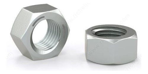 Tuerca Hexagonal Zinc 3/8 - G2 Unc - 100 Unidades