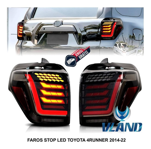 Faros Stop Led Pro Toyota 4runner 2014-22 Marca Vland