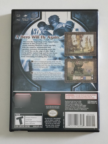Baten Kaitos Origins Game Cube Original Completo Americano (Usado)