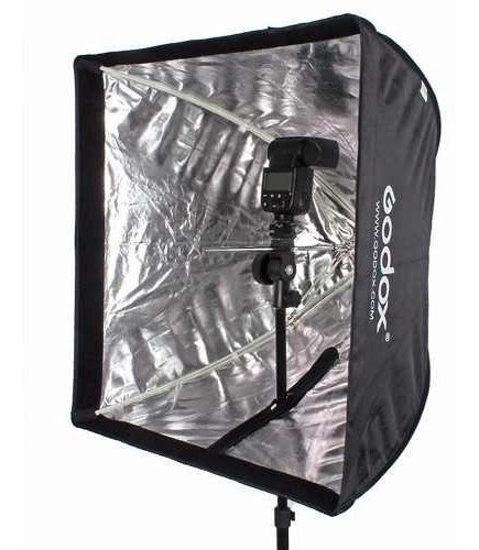 Softbox Grande 60x60 Universal Para Flash Tocha Luz Continua