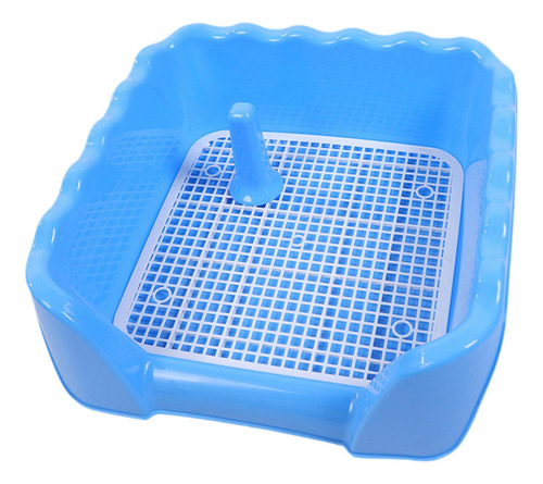 Bandeja De Arena Para Inodoro Para Perros Con Poste S
