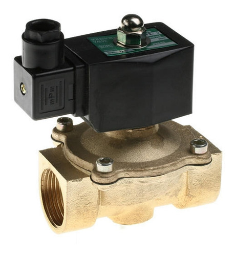 Válvula Solenoide 2 Vias 1/2' Água / Ar / Óleo 220v