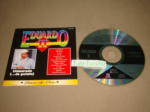 Eduardo 2 Llamarada De Petate 1995 Melody Cd