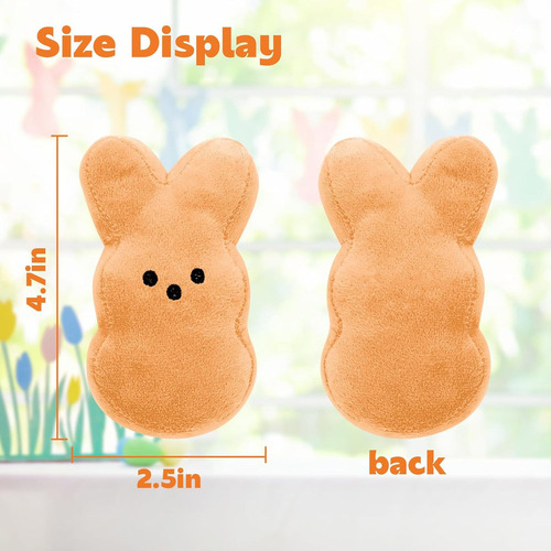 Ch 6pcs Conejo De Pascua,juguetes De Peluche,regalo Para