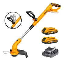 Comprar Cortadora Gras Césped 20v Desmalezadora + 2 Bat 2.0ah Ingco