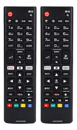 2 Controles Remotos Para Televisores Hd, Led Full Hd Y Contr