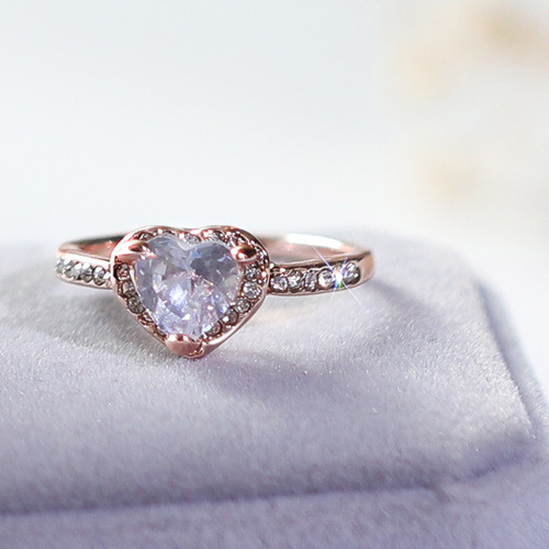 Joyería De Compromiso Y Boda Para Mujer Con Forma De Corazón