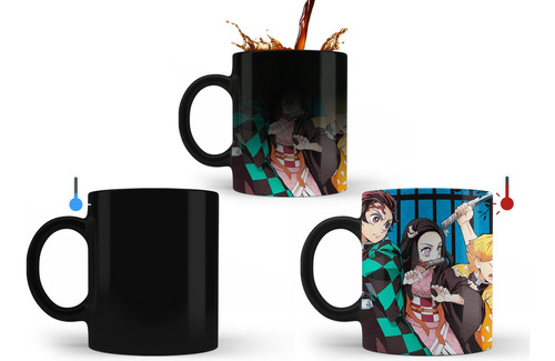 Taza Magica Demon Slayer Anime D11 Ceramica Importada