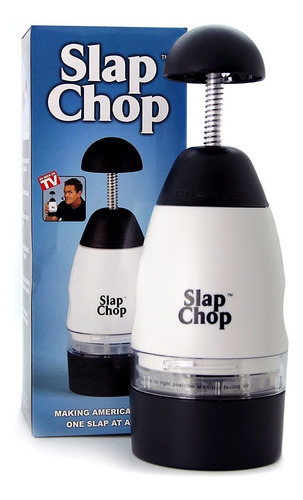 Cortador De Verduras Slap Chop C/ Cuchillas Acero Inoxidable