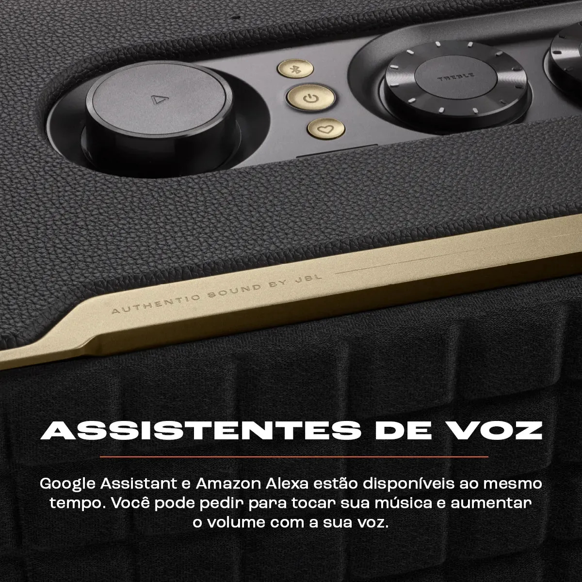 Caixa De Som Bluetooth E Wi-fi Authentics 300 Jbl - Preta